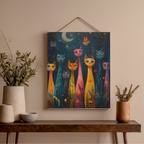 Cats in the Garden of Night