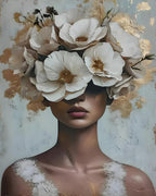 Face in Blooming Silence